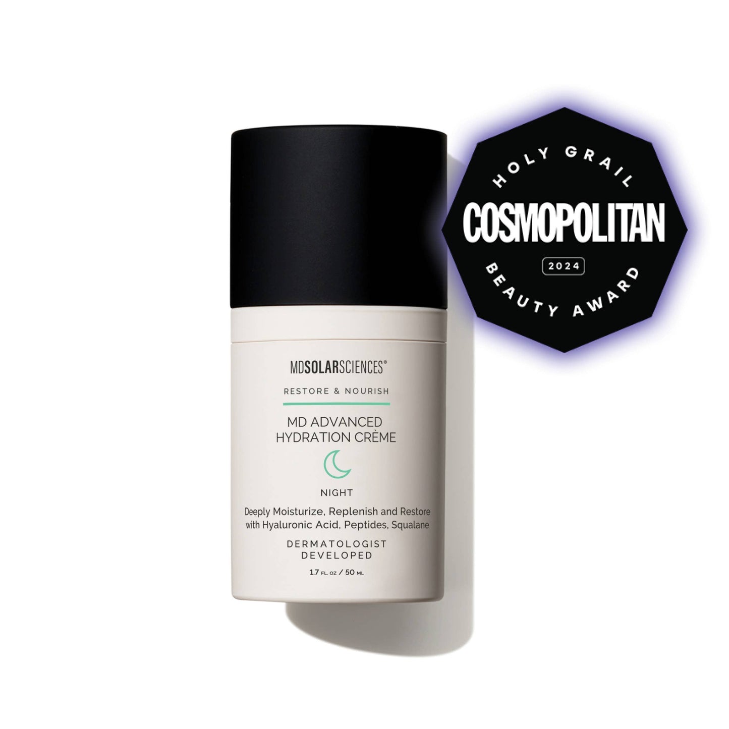 MD Advanced Hydration Crème hydration, firms, brights, and smooths skin
