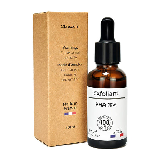 PHA 10% face peel exfoliant  (better than AHA) 100% natural